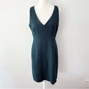 J Crew Women Wool Babydoll Dress Sz 4 Y2K Career Old Money Classic Quiet Luxury